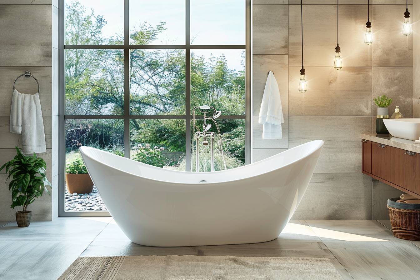 Avantages de la baignoire îlot