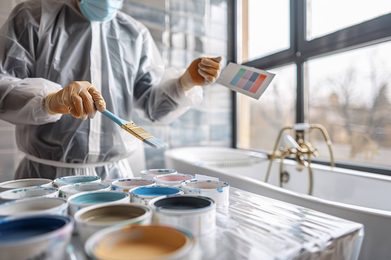 Choisir la bonne peinture pour une salle de bain