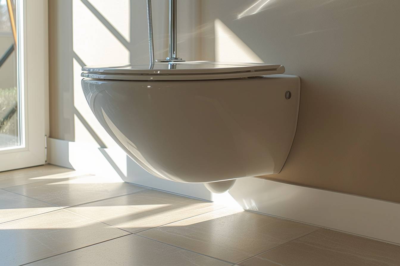 Toilettes suspendues : esthétiques et pratiques